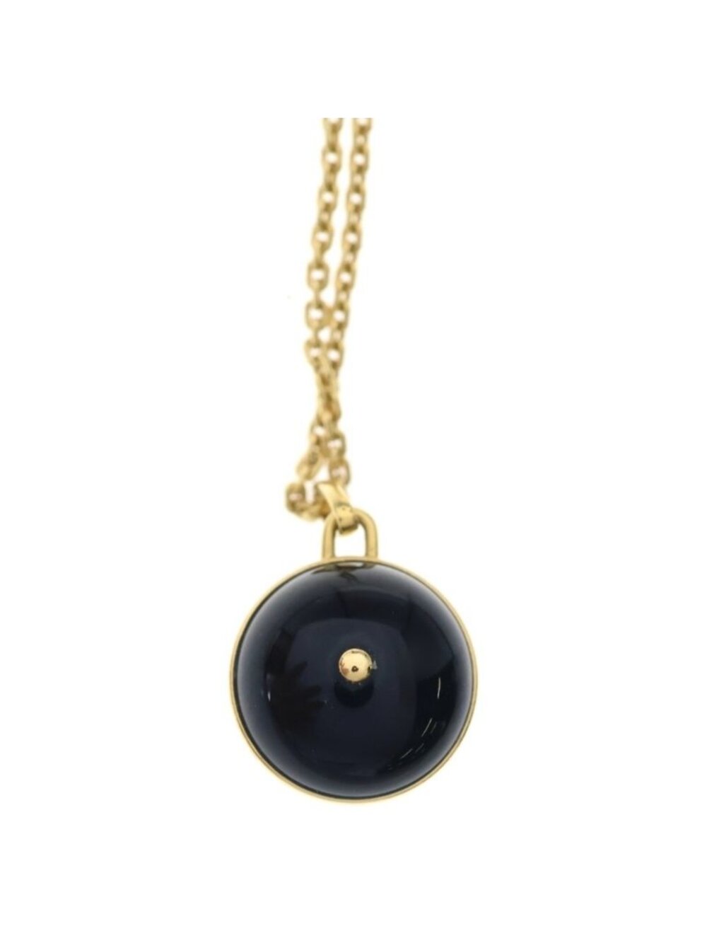 Louis Vuitton Pendentif PM Blossom Diamond Necklace 18k Yellow Gold Black - Picture 5 of 6